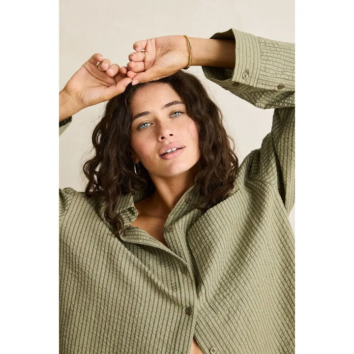 Rhythm Overswim Stripe Shirt 