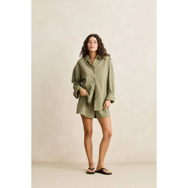 Rhythm Overswim Stripe Shirt 