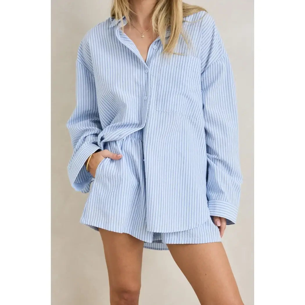Rhythm Overswim Stripe Shorts