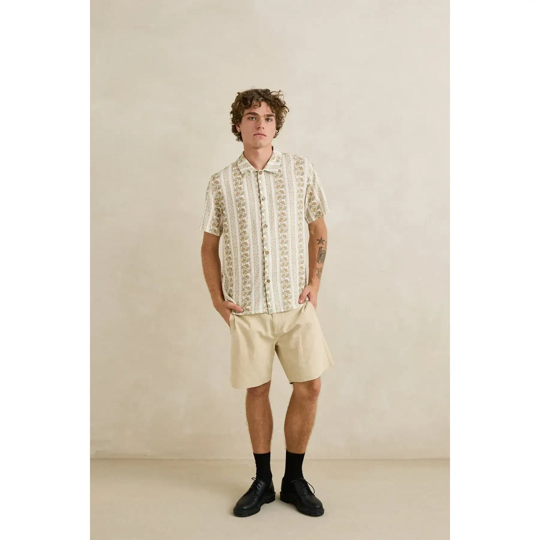 Rhythm Paisley Stripe Shirt