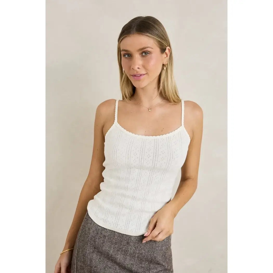 Rhythm Pointelle Tank