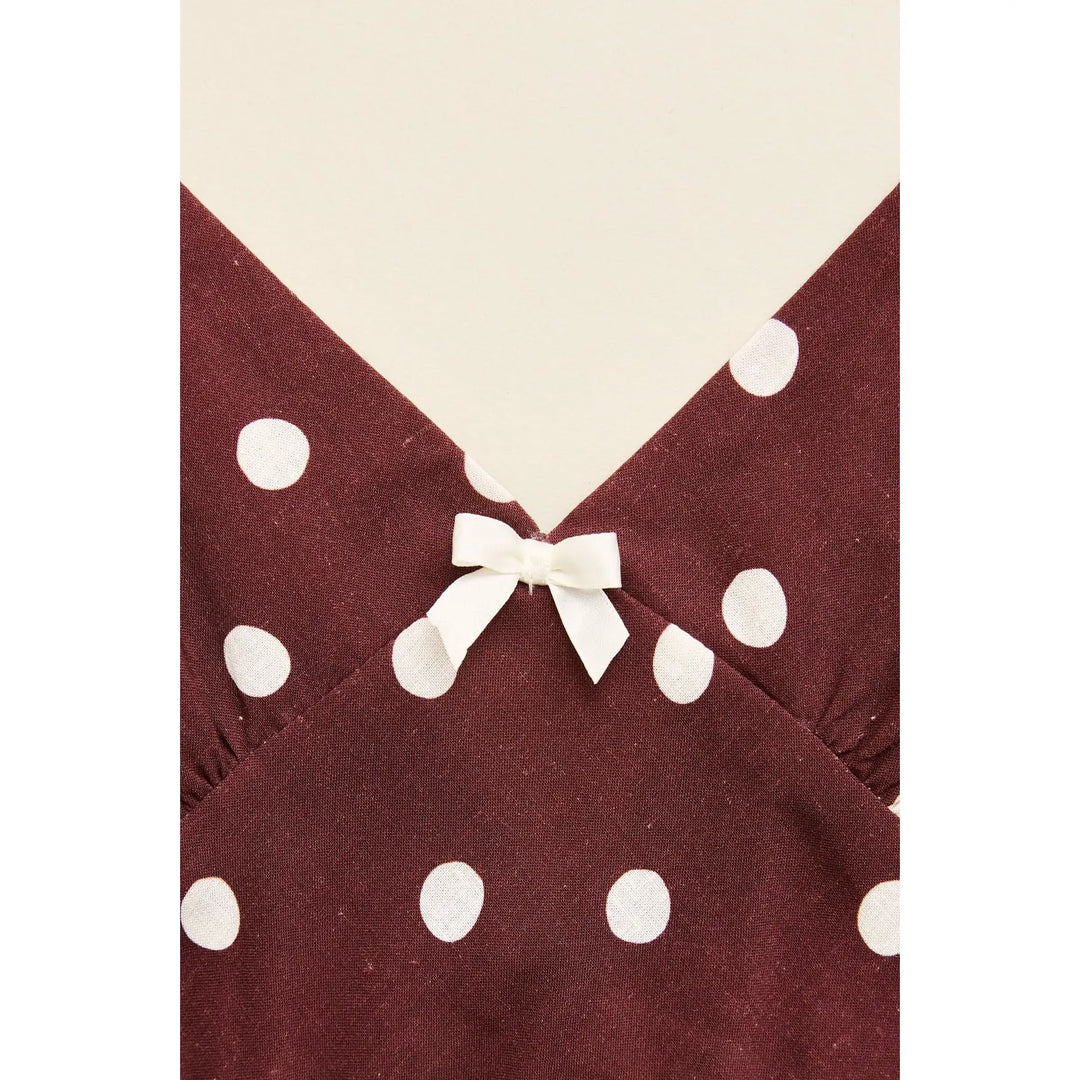 Rhythm Polka Dot Bias Midi Dress