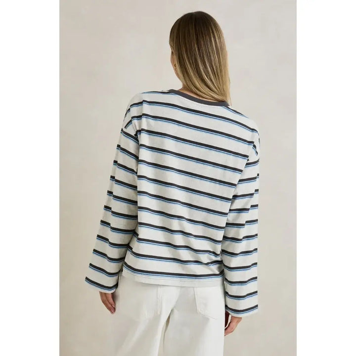 Rhythm Porto Stripe Long Sleeve T-Shirt