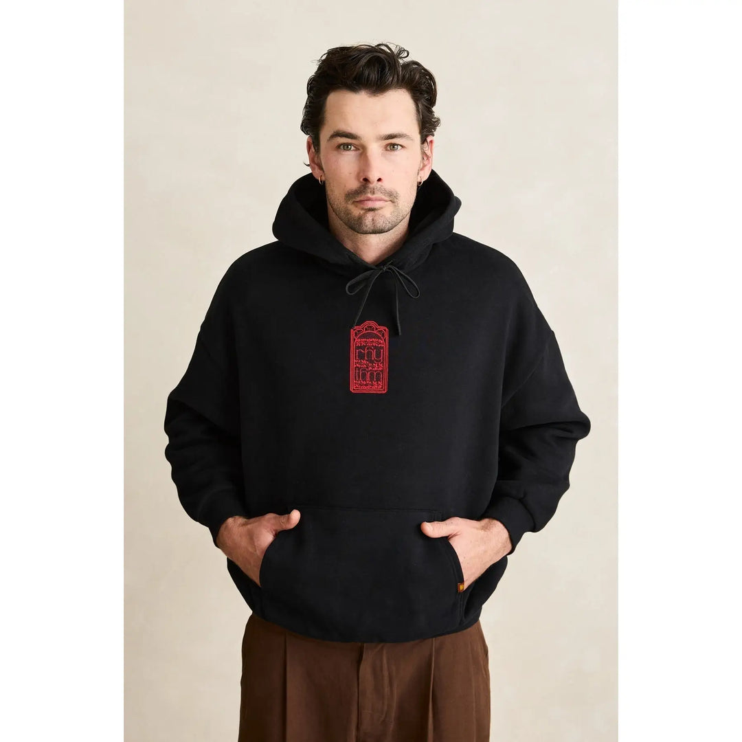 Rhythm Pressed Petal Hood - Black