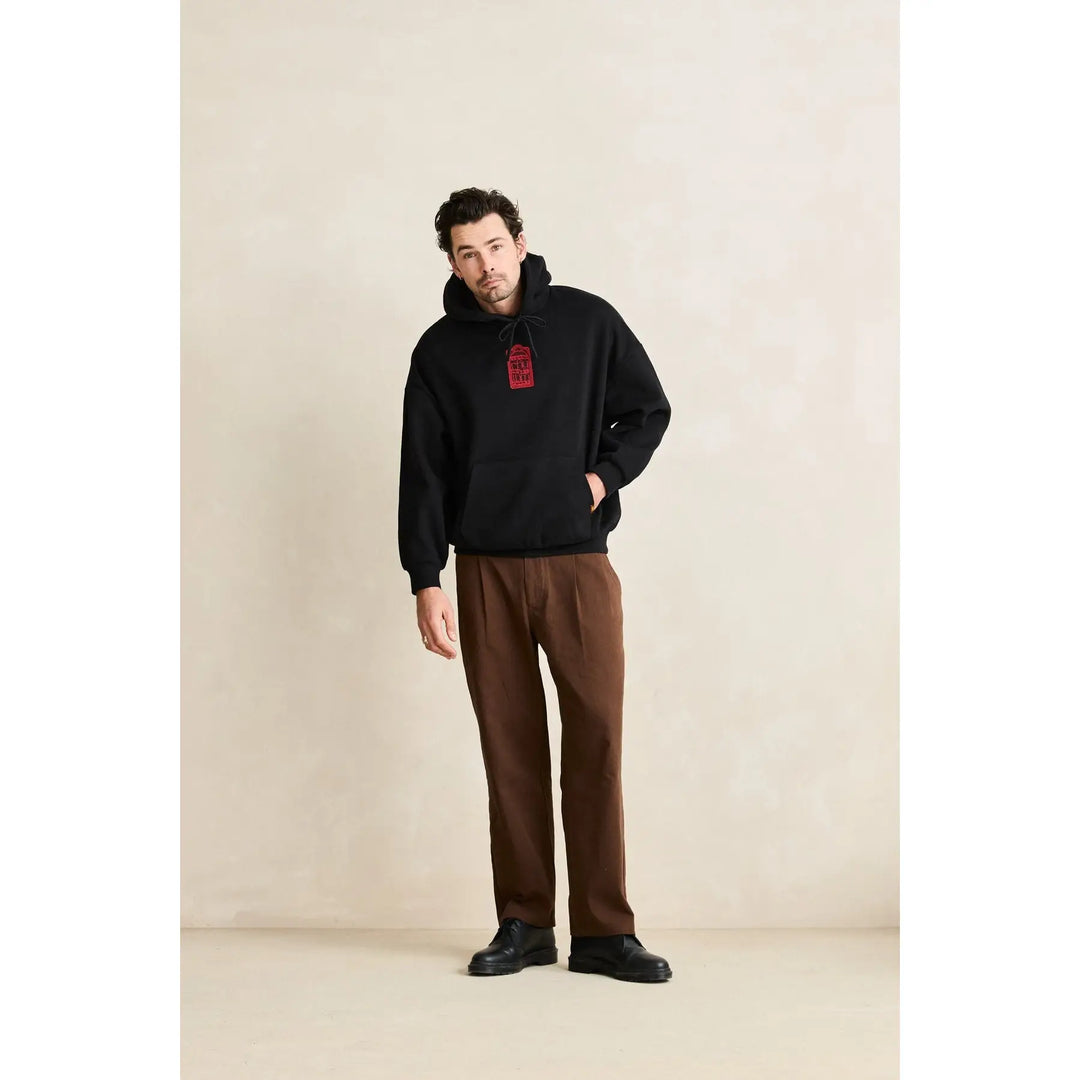 Rhythm Pressed Petal Hood - Black
