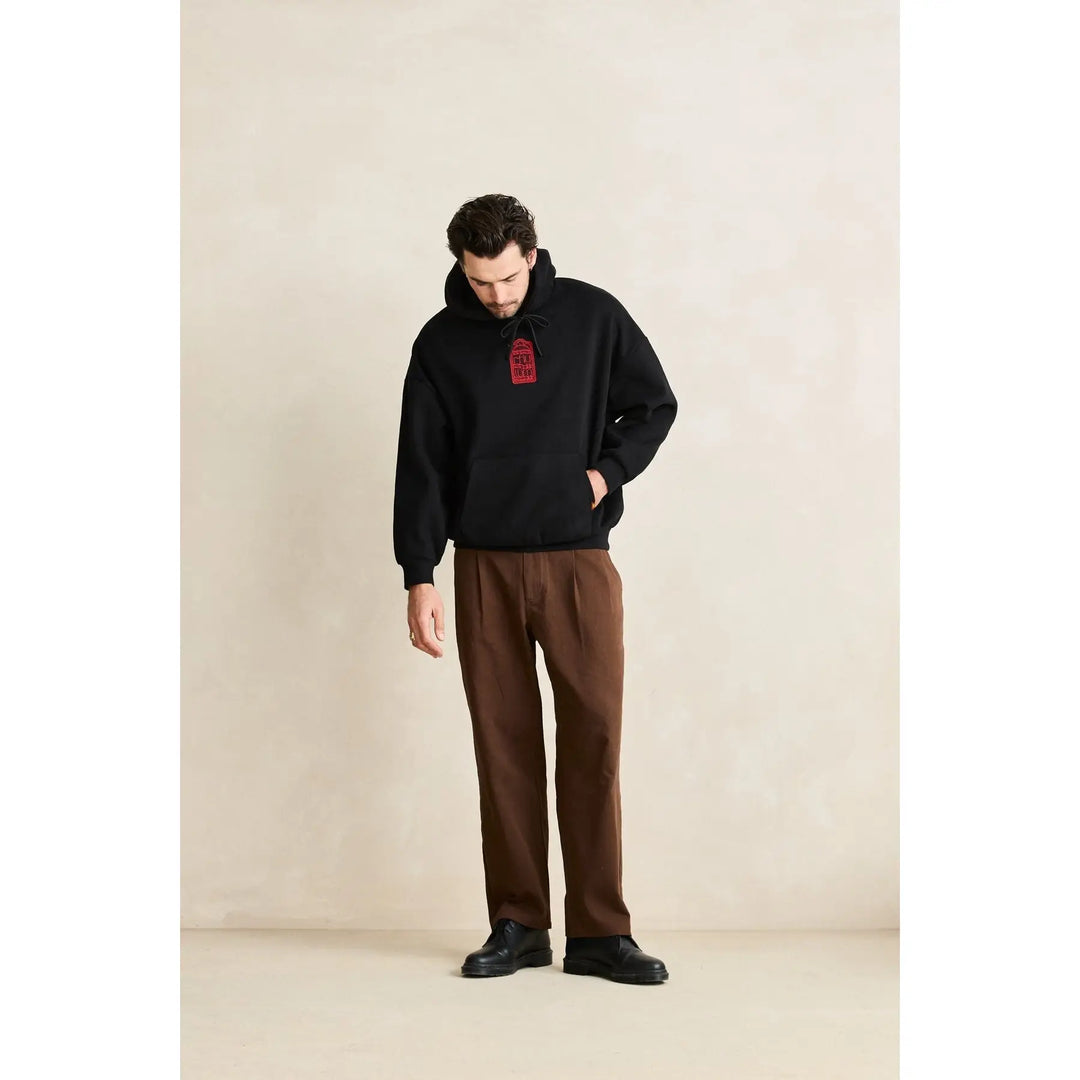 Rhythm Pressed Petal Hood - Black