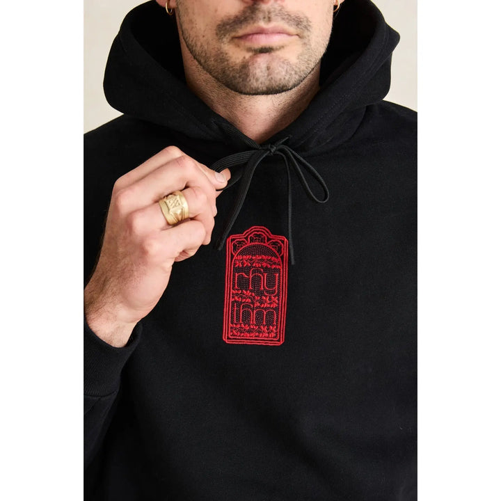Rhythm Pressed Petal Hood - Black