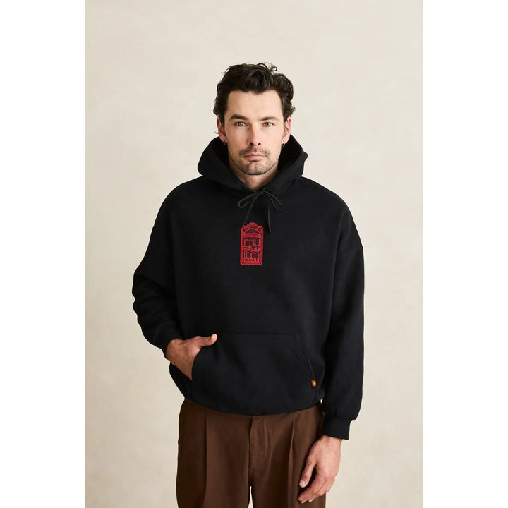 Rhythm Pressed Petal Hood - Black