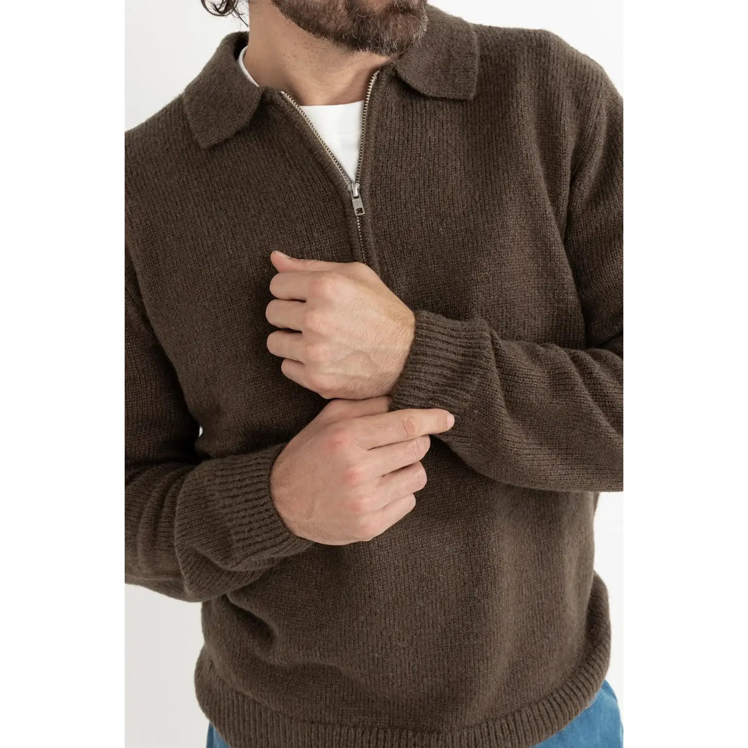 Rhythm Quarter Zip Knit