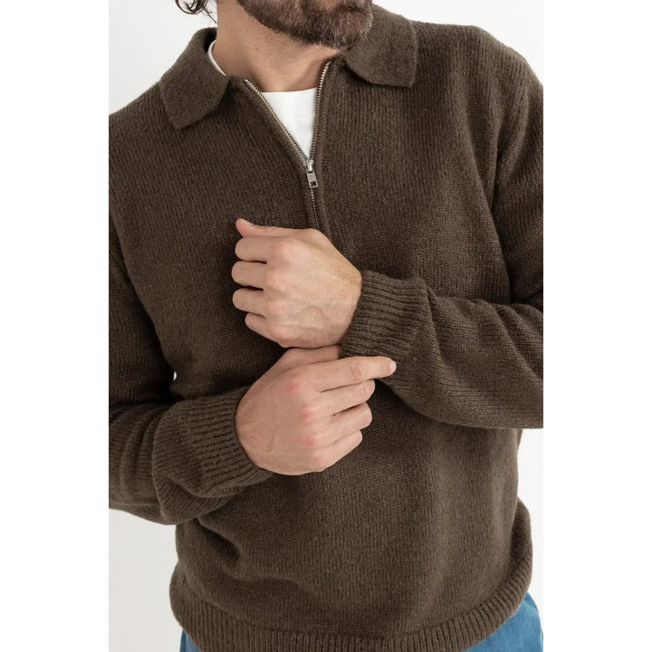 Rhythm Quarter Zip Knit