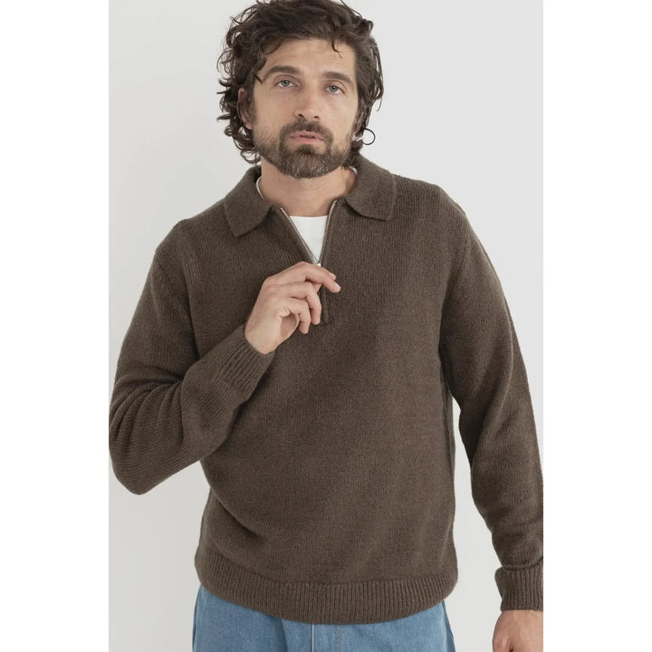 Rhythm Quarter Zip Knit