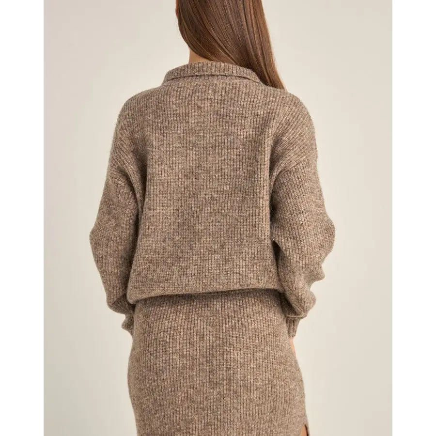 Rhythm Quinn Zip Knit 