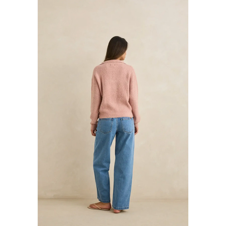 Rhythm Quinn Zip Knit