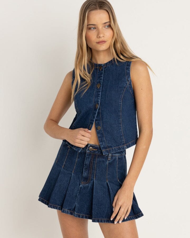 Rhythm Remi Pleated Skirt 