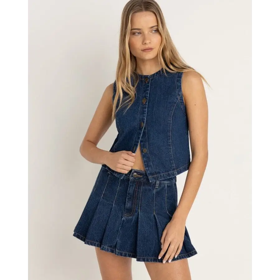 Rhythm Remi Pleated Skirt 