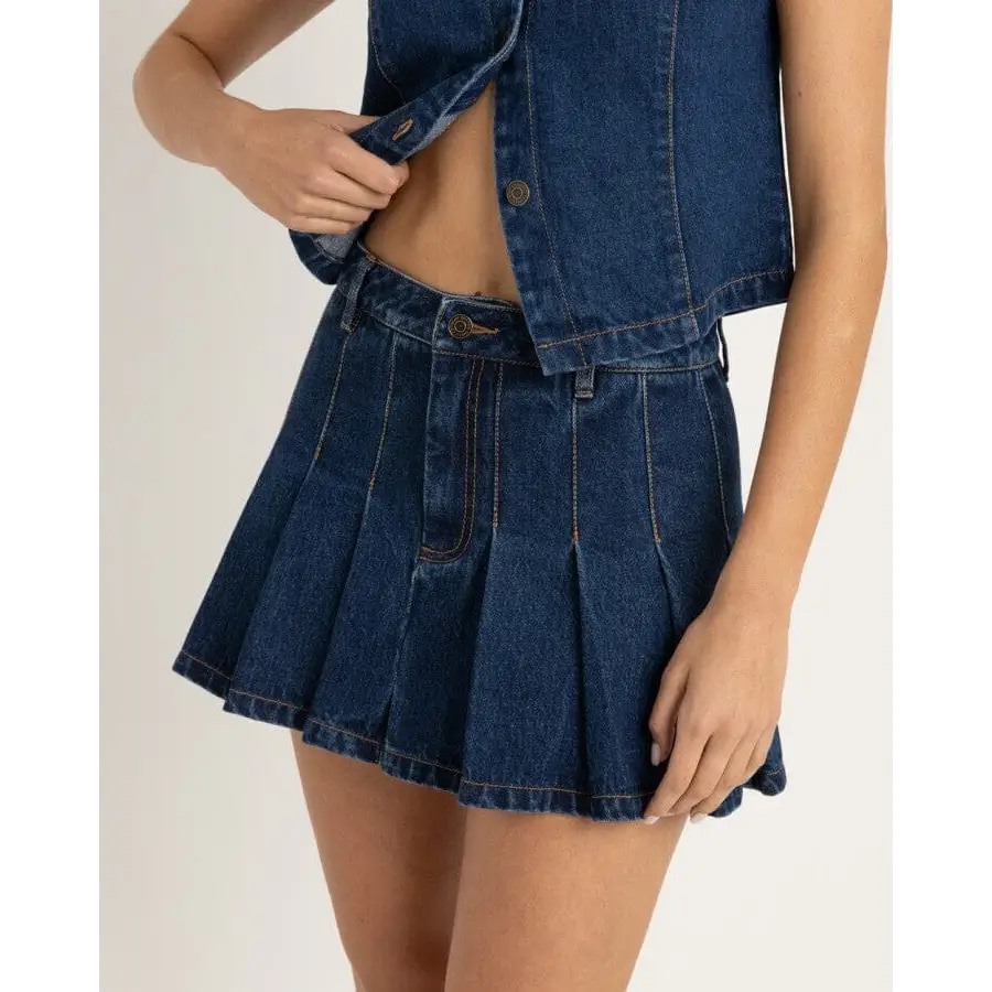 Rhythm Remi Pleated Skirt 