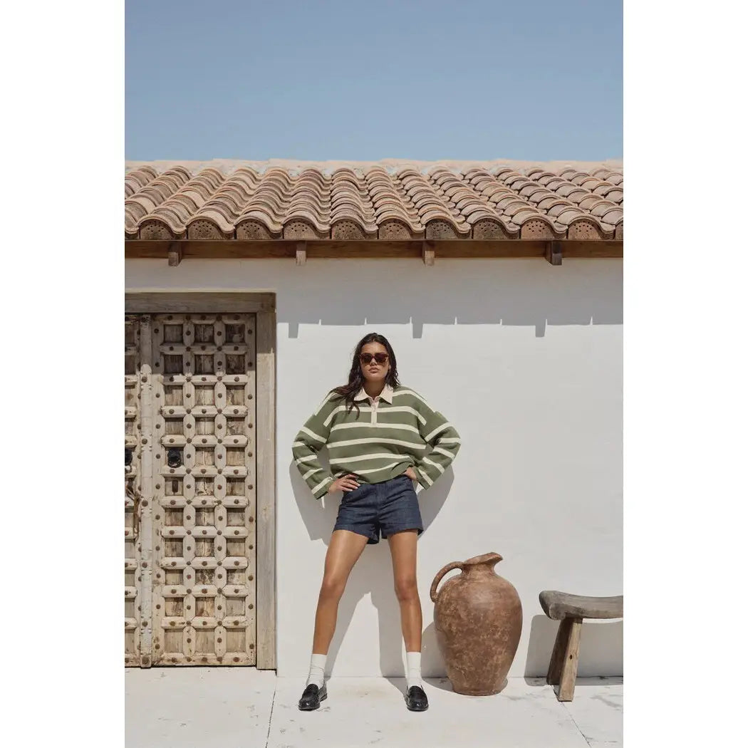 Rhythm Romy High Rise Denim Shorts