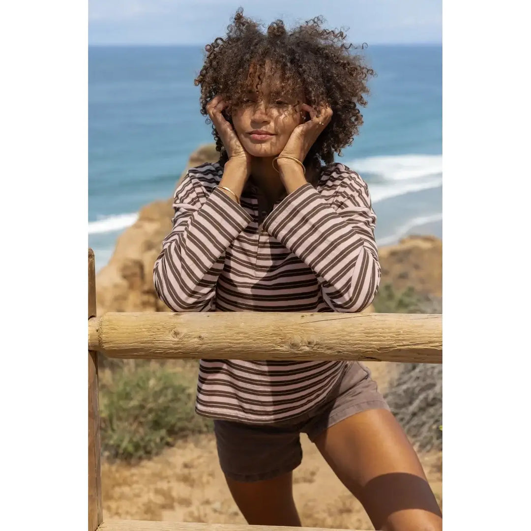 Rhythm Rugby Polo Stripe Jersey Long Sleeve