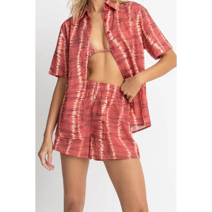 Rhythm Sahara Tie Dye Beach Shorts 