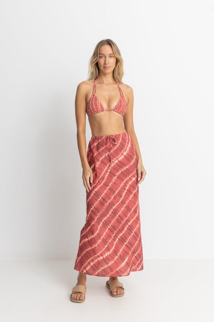 Rhythm Sahara Tie Dye Bias Cut Maxi Skirt 