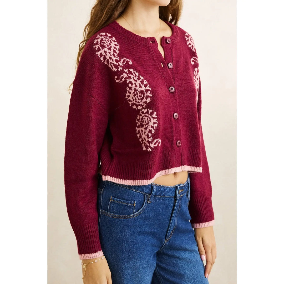 Rhythm Sandy Crop Cardigan