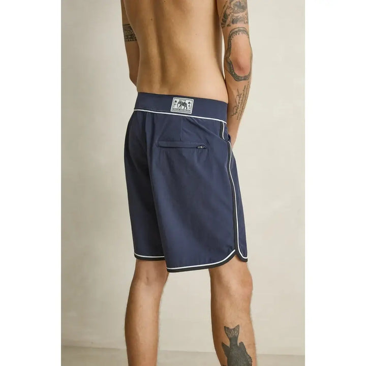 Rhythm Scalloped Stretch Trunk Boardshorts