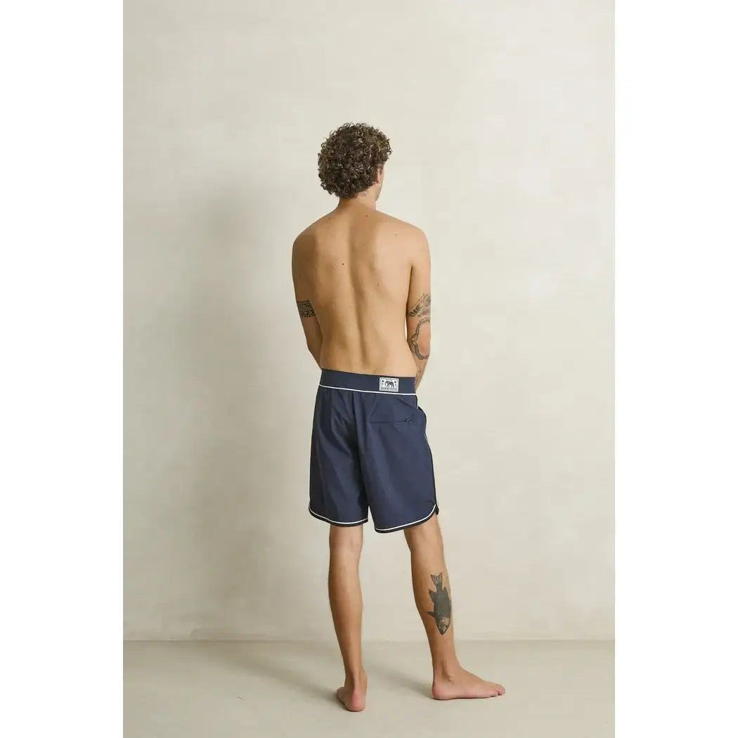Rhythm Scalloped Stretch Trunk Boardshorts