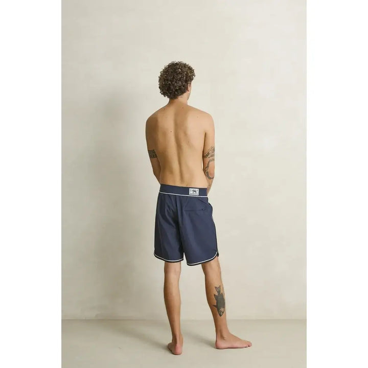 Rhythm Scalloped Stretch Trunk Boardshorts