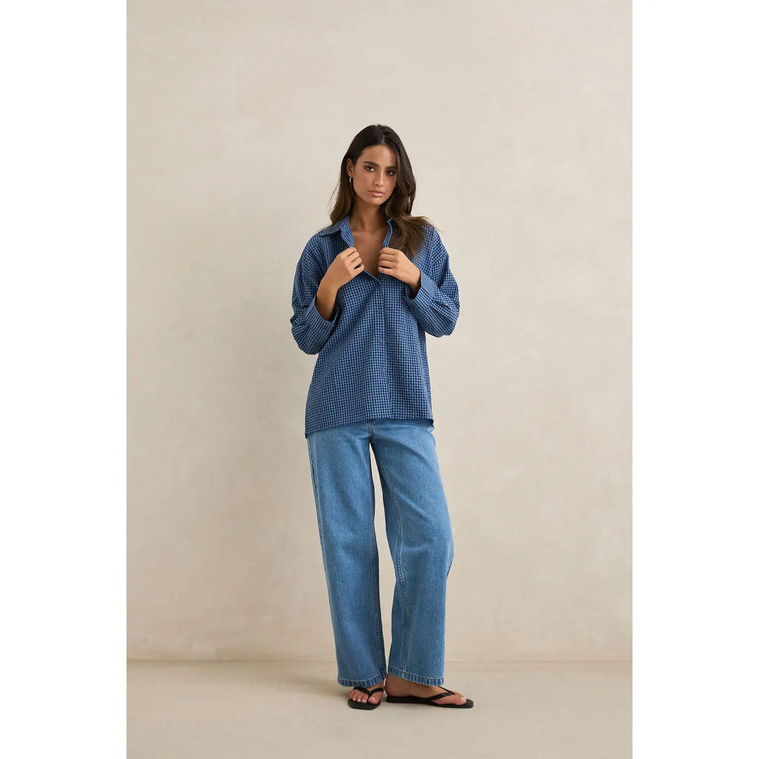 Rhythm Serene Oversized Long Sleeve Shirt