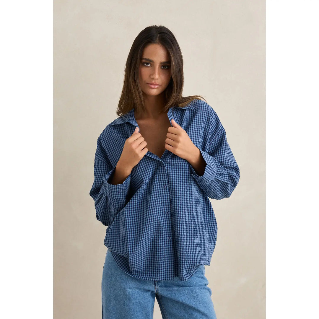 Rhythm Serene Oversized Long Sleeve Shirt