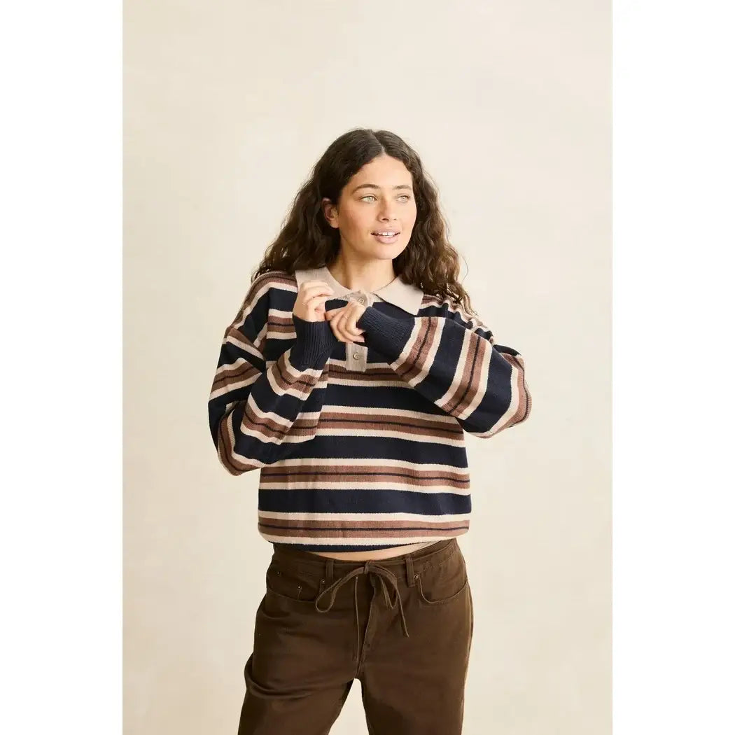 Rhythm Shoreline Rugby Sweater