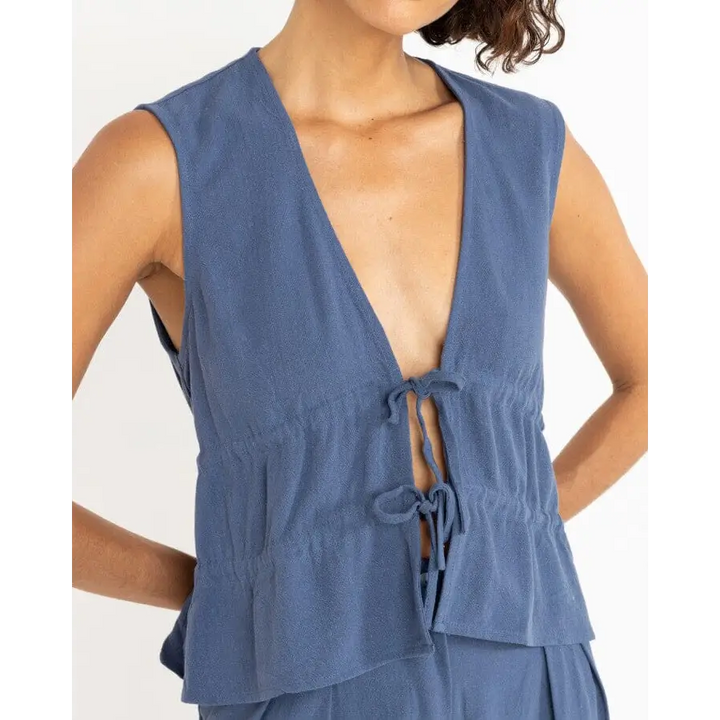 Rhythm Skyla Tie Front Top 