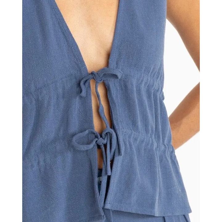 Rhythm Skyla Tie Front Top 