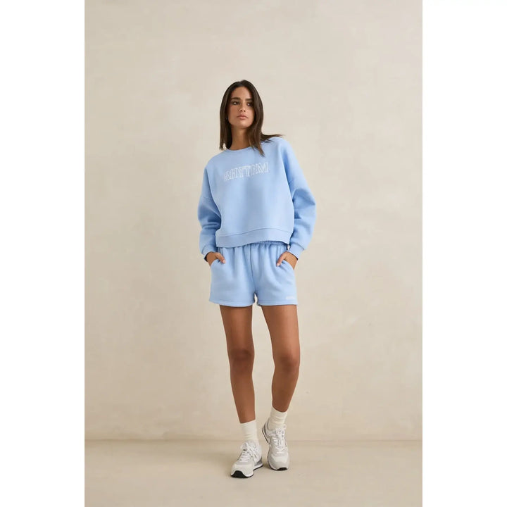 Rhythm Slouchy Crew Neck Fleece
