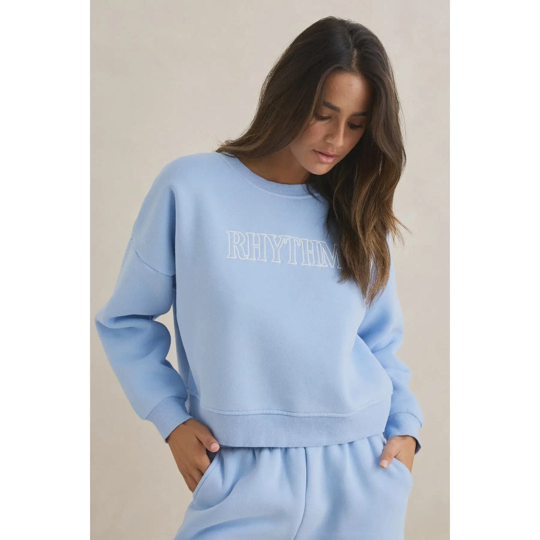 Rhythm Slouchy Crew Neck Fleece