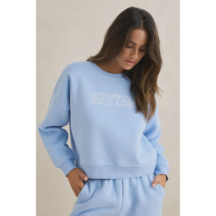 Rhythm Slouchy Crew Neck Fleece