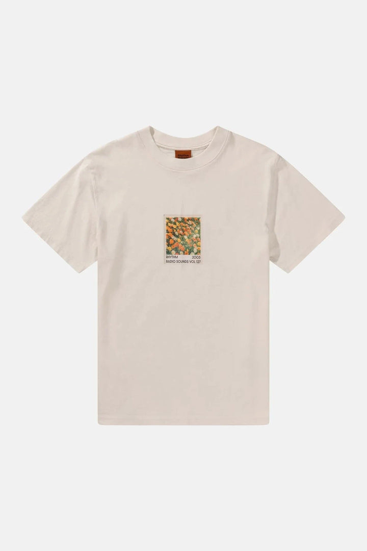 Rhythm Sound Stream Vintage T-Shirt Vintage White S 