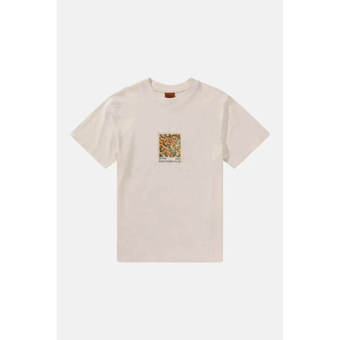 Rhythm Sound Stream Vintage T-Shirt Vintage White S 