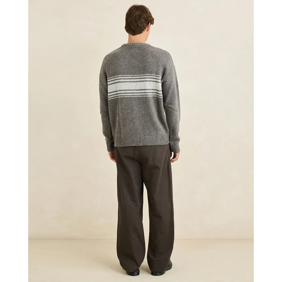 Rhythm Strata Knit - Charcoal