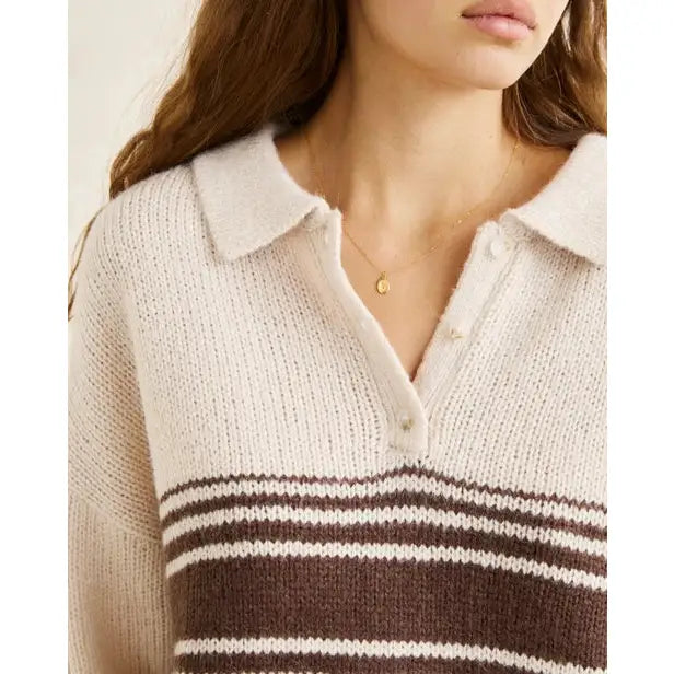 Rhythm Strata Knit Collared Jumper