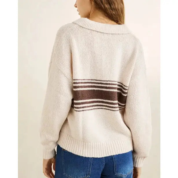 Rhythm Strata Knit Collared Jumper