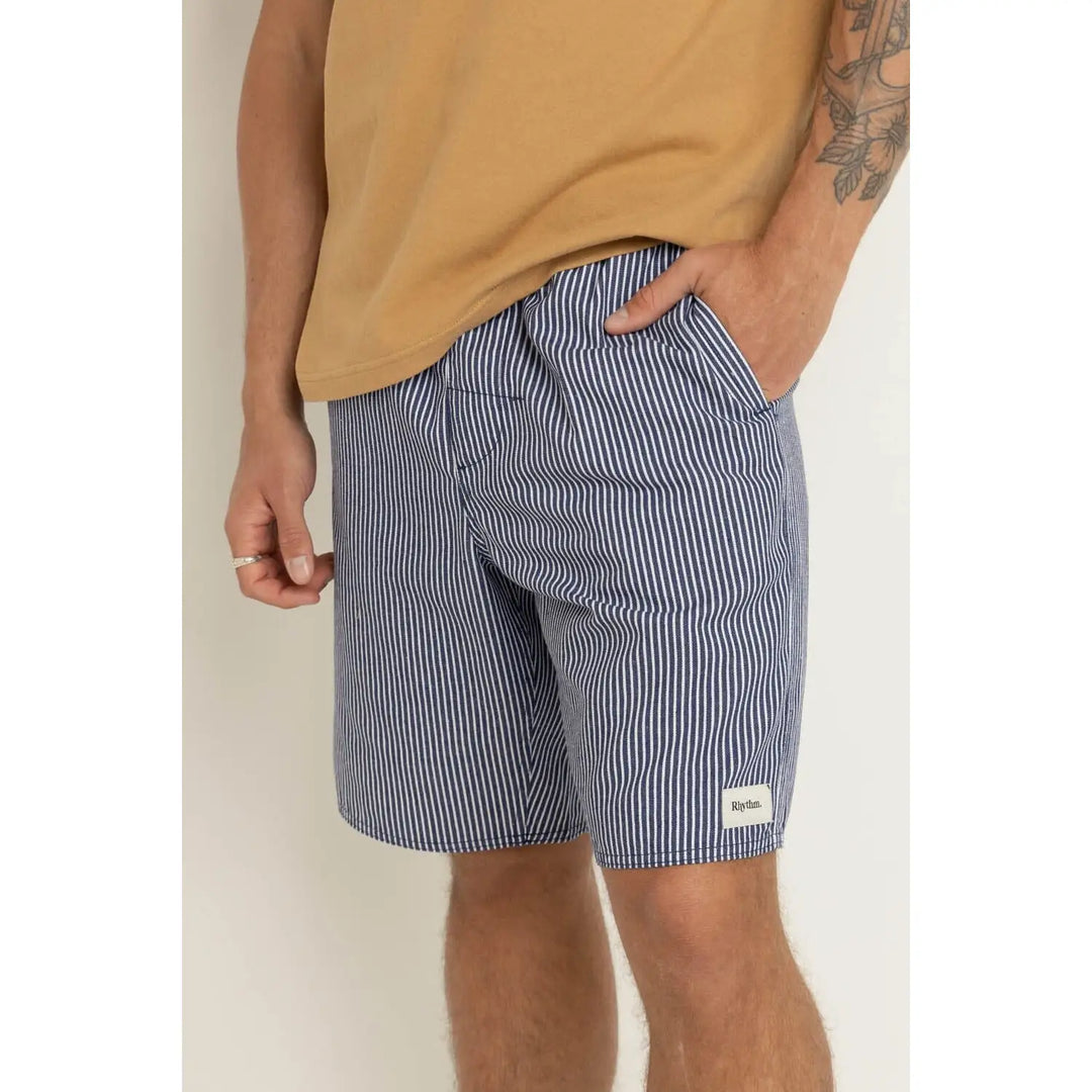 Rhythm Stripe Box Jam Shorts 