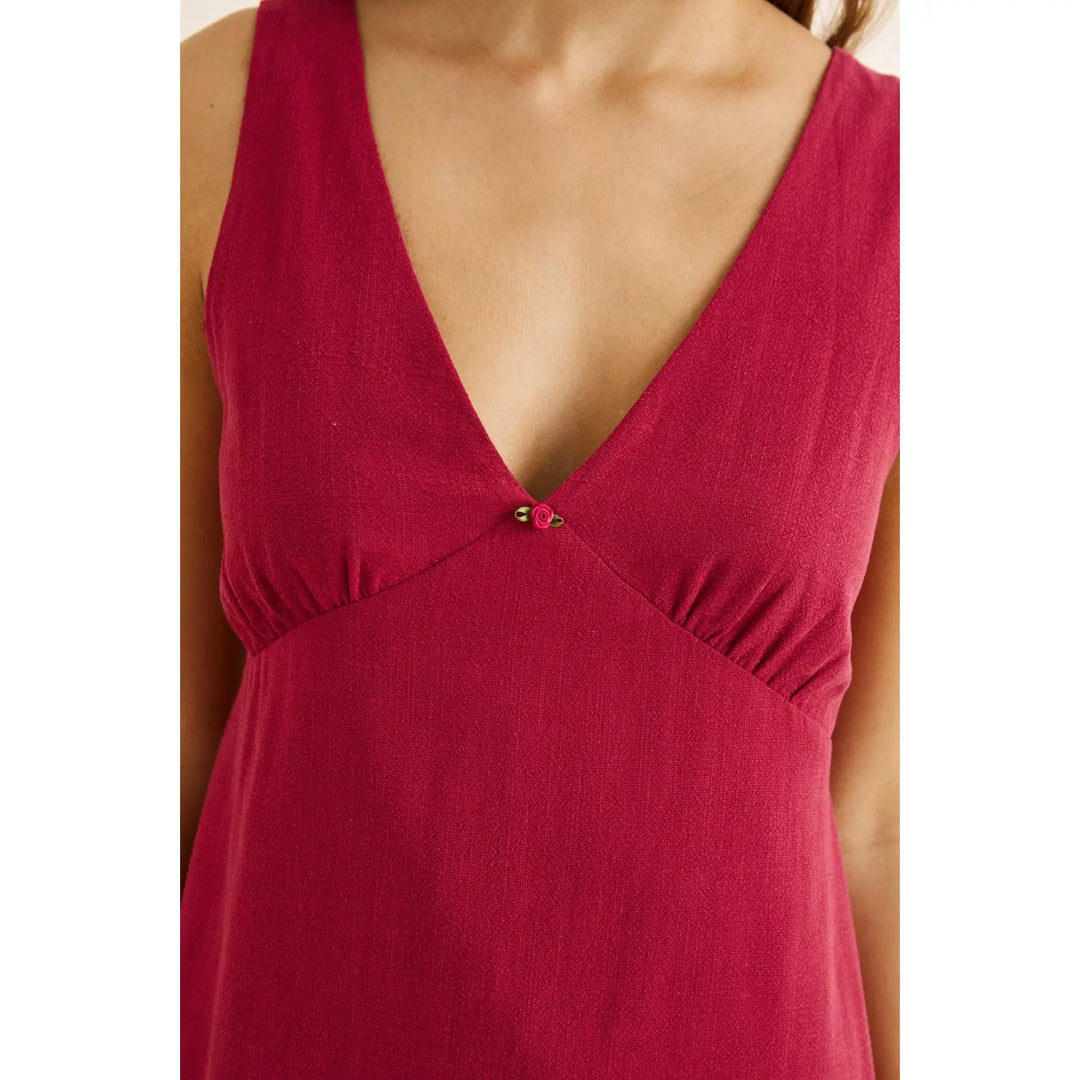 Rhythm Sunny Days Linen Mini Dress
