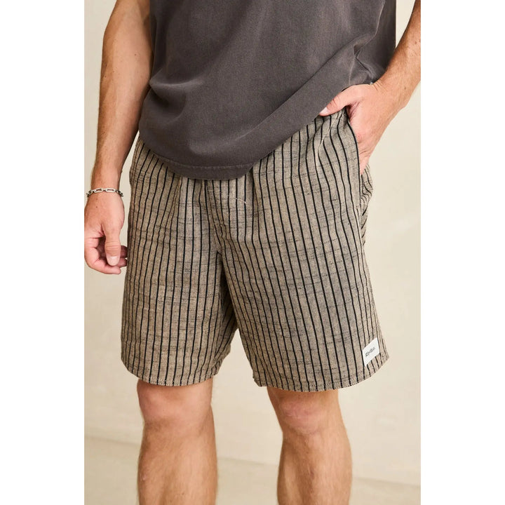 Rhythm Texture Stripe Jam Shorts
