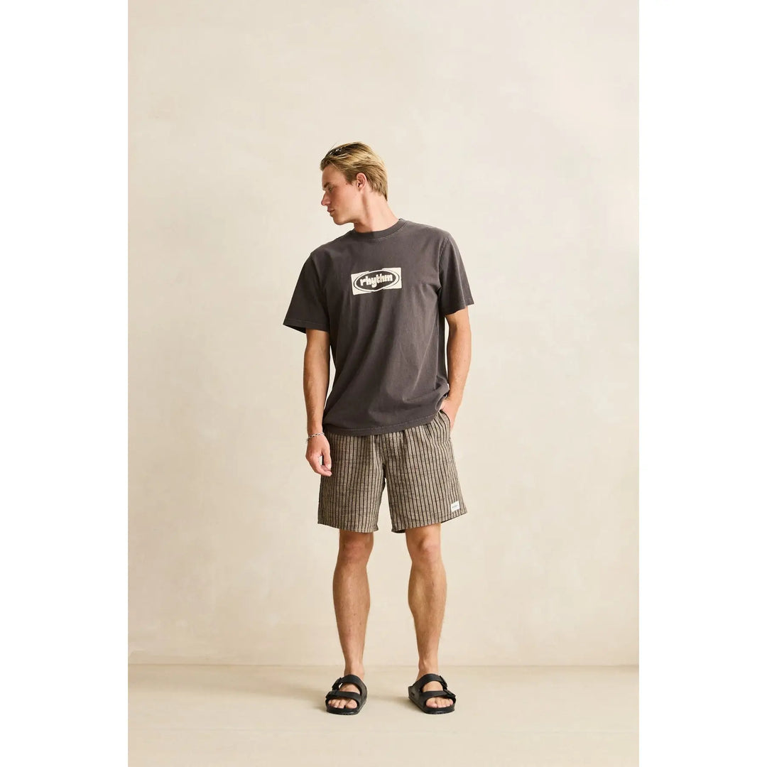 Rhythm Texture Stripe Jam Shorts