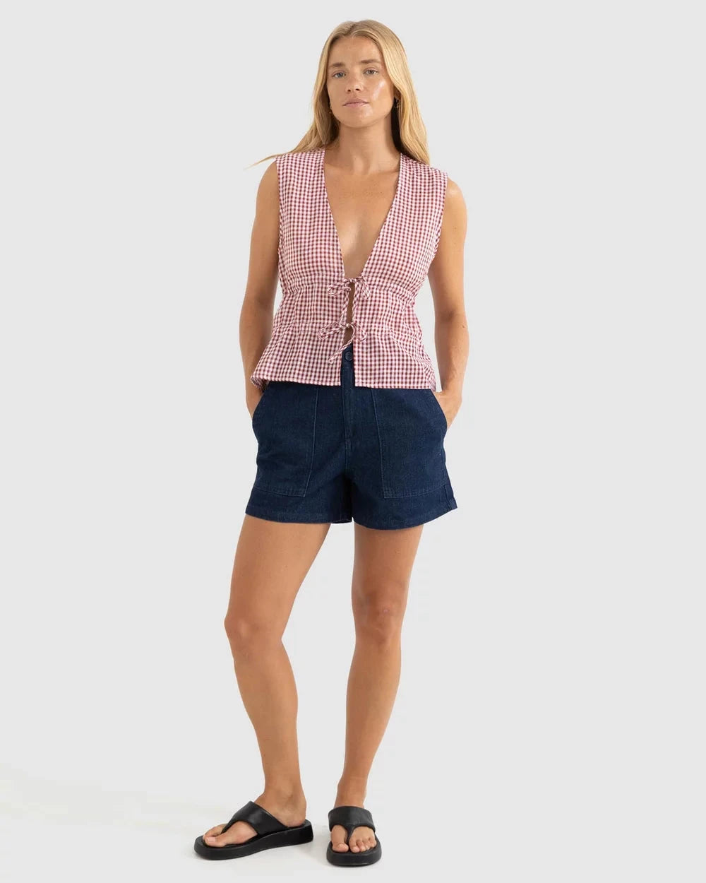 Rhythm Tie Front Top 