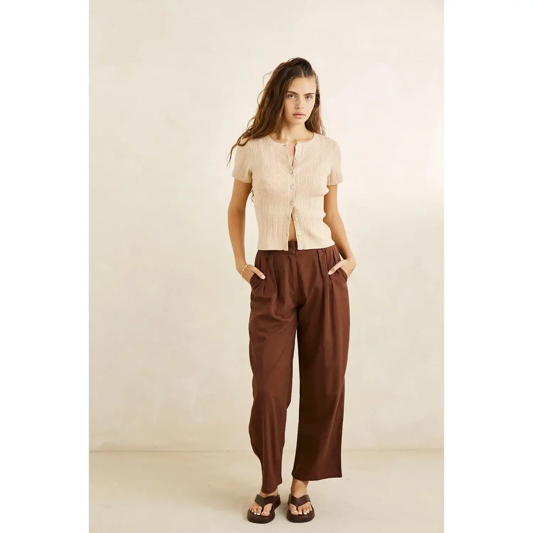 Rhythm Venice Tailored Linen Pants