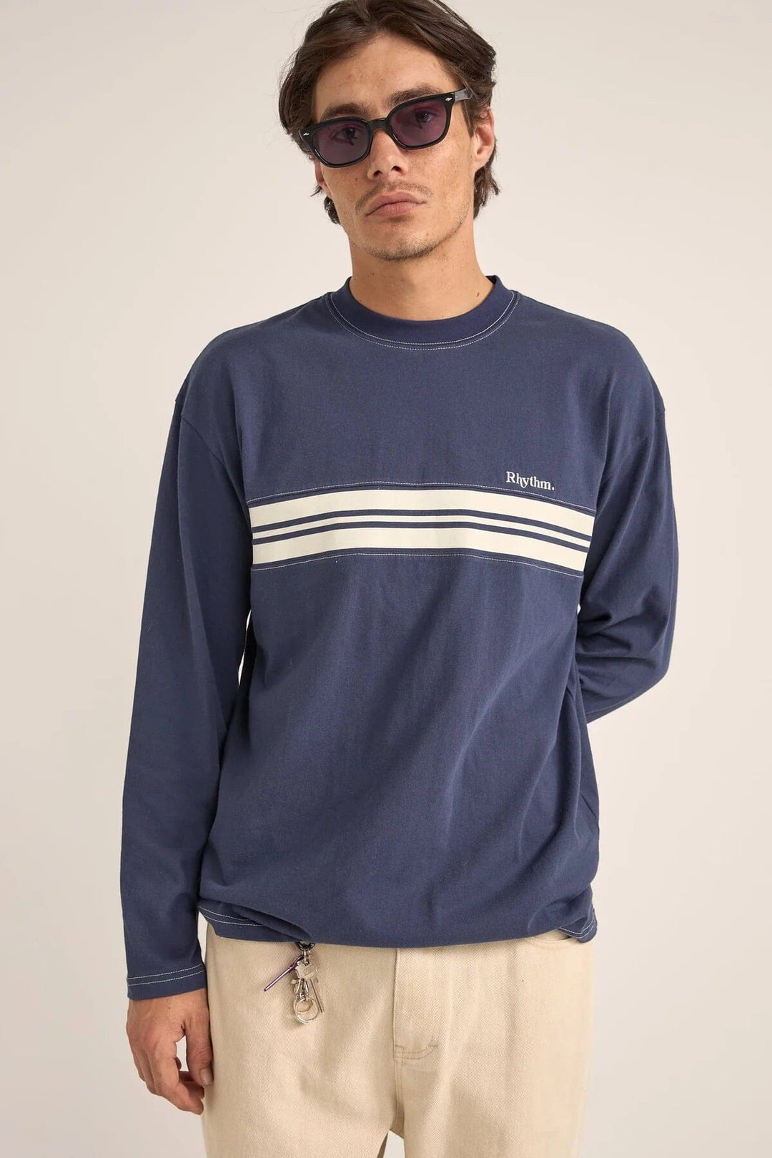Rhythm Vintage Panel Long Sleeve T-Shirt 
