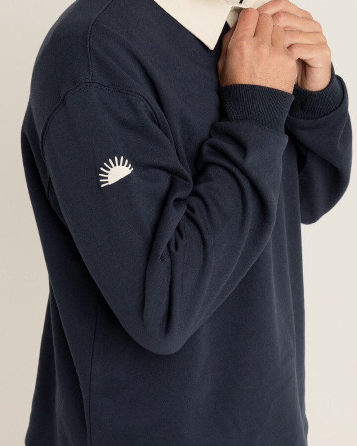 Rhythm Vintage Rugby Long Sleeve Polo 