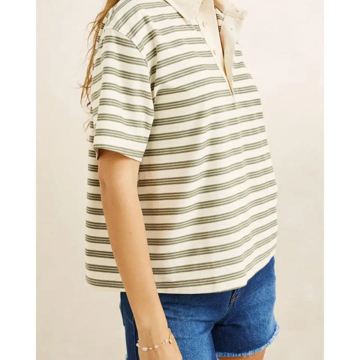 Rhythm Vintage Stripe Rugby Shirt